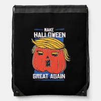 Trumpkin Halloween Pupmkin Classic Drawstring Bag