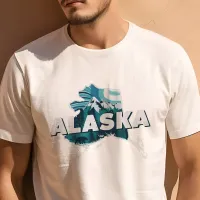 Retro Travel Iconic Alaska Graphic T-Shirt