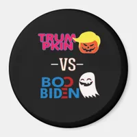 Funny Trumpkin Vs Boo Biden Halloween Design Class Magnet
