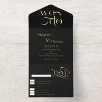 Modern We Do Text  All In One Invitation