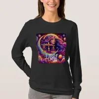 Horoscope Sign Libra Zodiac Ethereal Mystical Art T-Shirt