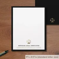 Elegant Law Firm Letterhead