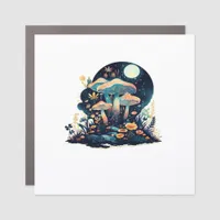 Cottagecore And Aesthetic Goblincore Mushroom Fair Car Magnet