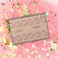 Personalized Girl Name in Rose | Throw Blanket