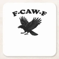 F-Caw-F Creative Style Square Paper Coaster