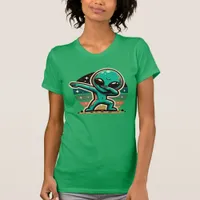 Funny Extraterrestrial Alien Dabbing T-Shirt