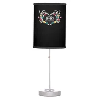 Have A Spooky Christmas Classic - Skeleton Hand He Table Lamp