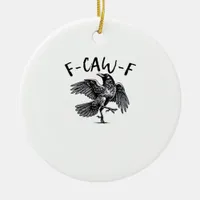 F-Caw-F Essential Classic Style Ceramic Ornament