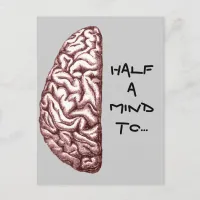 Half a Mind Postcard