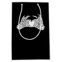 Skeleton Heart Hands - Light Medium Gift Bag