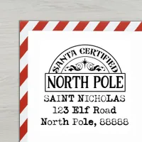 Santa Certified North Pole Address Stamp