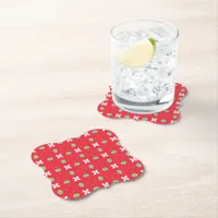 Christmas Holiday Charm Pattern 02 -  Paper Coaster