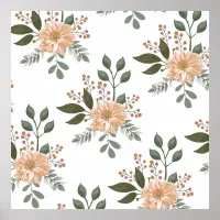 Floral Pattern Poster