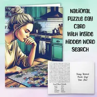 National Puzzle Day is January 29th  Card