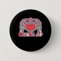 Hands Halloween Classic – Spooky Skeleton Design Button