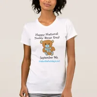 Happy National Teddy Bear Day Cute Holiday T-Shirt