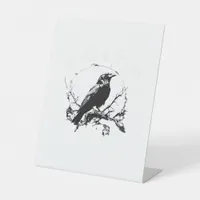 Crow, F-Caw-F Funny Bird Funny Trendy Pedestal Sign
