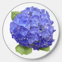 Blue Hydrangea Flower Botanical Art Wireless Charger