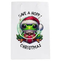 Have a Hoppy Christmas | Frog Pun Medium Gift Bag