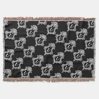 U Monogram Initial Throw Blanket