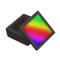 Diagonal Rainbow Gradient Red to Green Gift Box