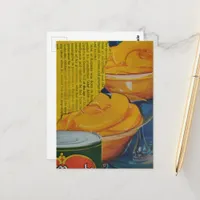 Peaches from 1930s era collage postcard