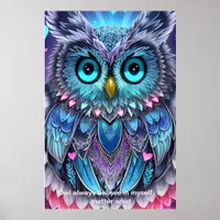 Owl Heartfelt Words: A Personalized Gift of Love  Poster