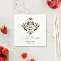 Old Gold Elegance  Napkins
