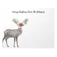 Merry Christmas Deer Notepad