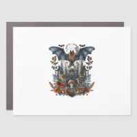 Cottagecore Butterflies Bats N Mushroom Moon Gobli Car Magnet