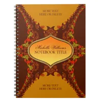 Fractal Tribal Wings Notebook