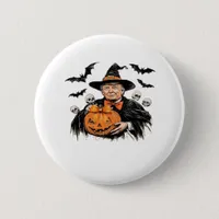 Halloween Spooky Pumpkin Button