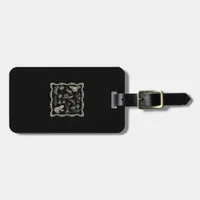 Cottagecore Aesthetic Frog And Mushroom Goblincore Luggage Tag