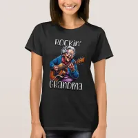 Rockin' Grandma Funny Comic  T-Shirt