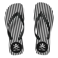 Old Sea Dog Flip Flops