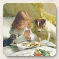 Suspense by Charles Burton Barber Drink Coaster