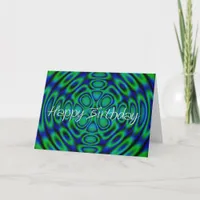 Abstact Birthday Card