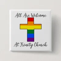 LGBT Supportive Christian Button