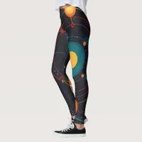  Cosmic Orbit Vibrant Solar System Leggings
