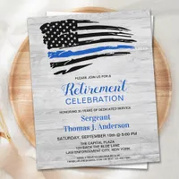 Budget Police Retirement Law Enforcement Invite