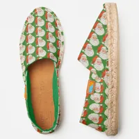 Classic Retro Vintage Santa Espadrilles