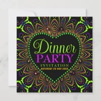 Bohemian Fiesta Dinner Party Invitations