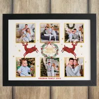 Christmas Photo Collage Family Keepsake Print