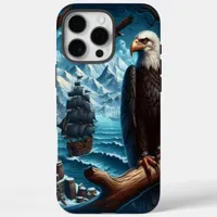 Eagle's Watch Over Ship iPhone 16 Pro Max Case