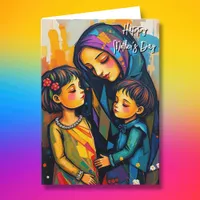 Pretty Colorful Mother's Day Card