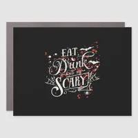 Savage Halloween Spooky Aesthetic Graphic Style Car Magnet