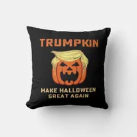 Trumpkin Make Halloween Great Again – Classic Pump Throw Pillow