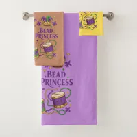 Bead Princess - Mardi Gras Bath Towel Set