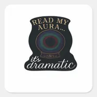 Whimsigoth Fantasy – Mystical Forests, Moons & Mag Square Sticker