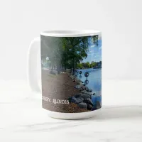 McHenry, Illinois | The Fox River Walkway Coffee Mug